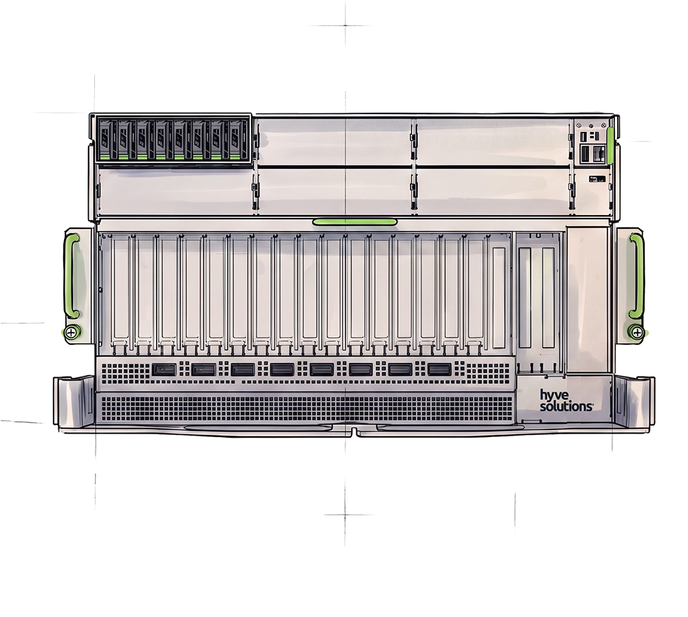 A pre-configured server, sealed